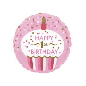 Get Set Foil Specialty Balloons 0100 1st Bday Cupcake Round.jpg
