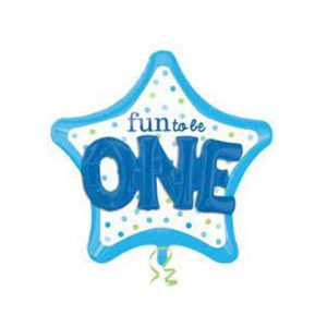 Get Set Foil Specialty Balloons 0112 Fun To Be 1 Blue Star.jpg