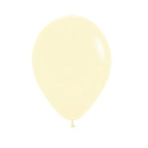 Get Set Solid Colour Balloons 0006 Round Matte Pastel Yellow 1.jpg