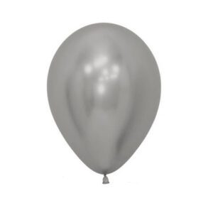 Get Set Solid Colour Balloons 0019 Round Reflex Silver 1.jpg