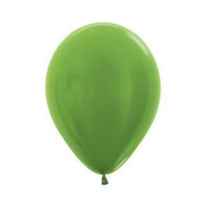 Get Set Solid Colour Balloons 0070 Latex Metallic Lime 1.jpg