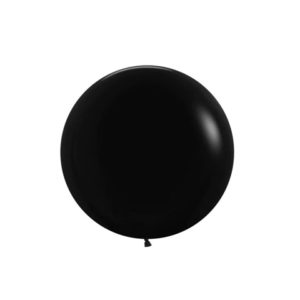 Get Set Solid Colour Balloons Round Black.jpg