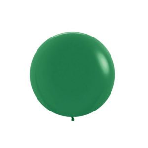 Get Set Solid Colour Balloons Round Forest Green.jpg