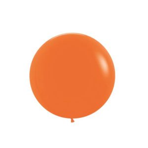 Get Set Solid Colour Balloons Round Orange.jpg