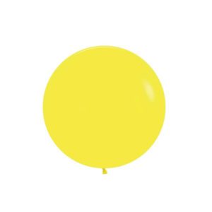 Get Set Solid Colour Balloons Round Yellow.jpg