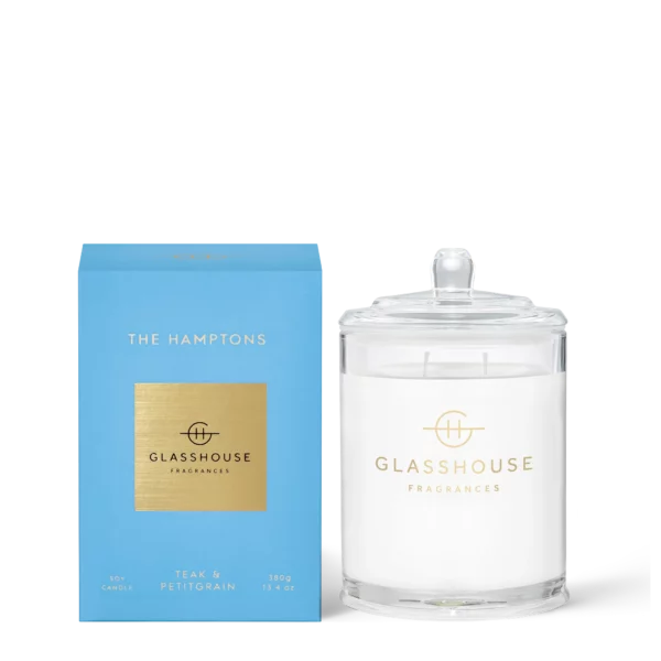 Glasshouse Fragrances The Hamptons Teak Petitgrain Candle 380g 2048x2048