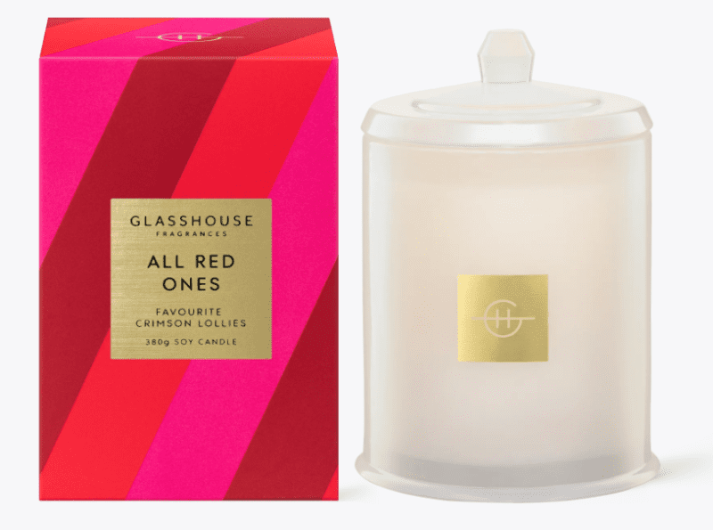Glasshouse Candle All Red Ones 380g GetSet